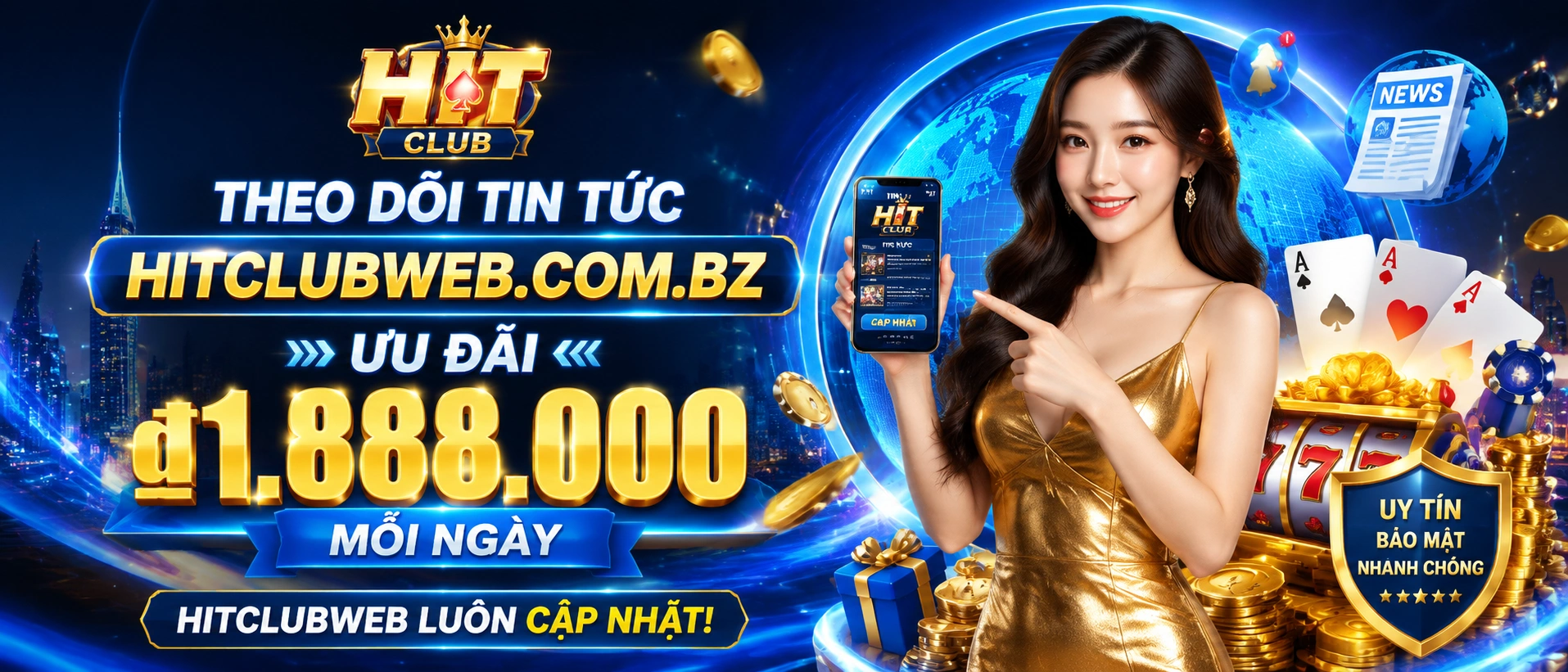 Bảng tin cập nhật mới với nhãn chuyên mục và thời gian đăng