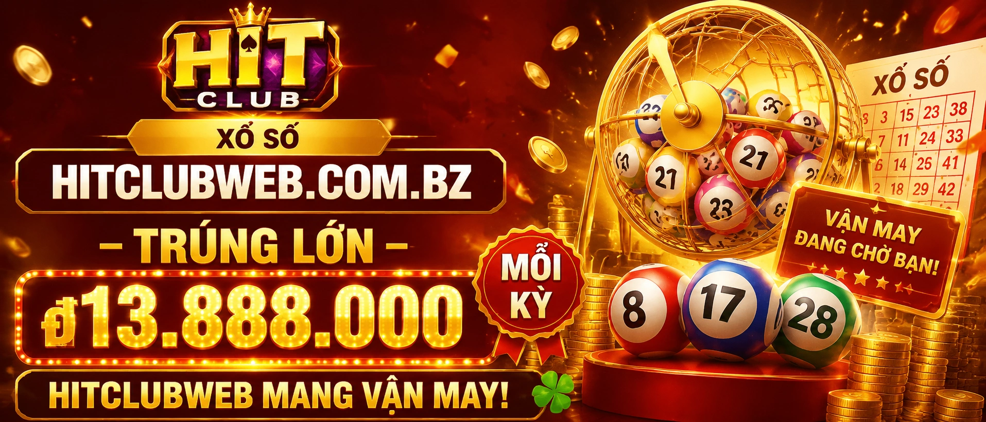 Giao diện Xổ Số HITCLUBWEB trên thiết bị di động